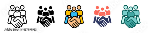 Collaboration multiple icon