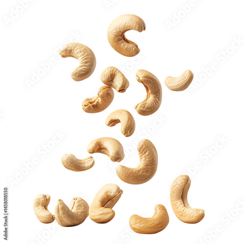 Falling cashew nuts png