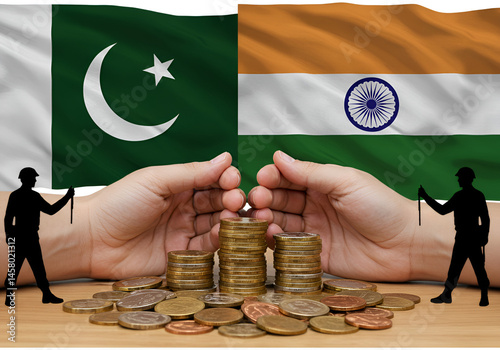 Military conflict between the world's two nuclear powers India and Pakistan.New asian War. Pakistan vs India,nuclear, territory, politic, confrontation, escalation