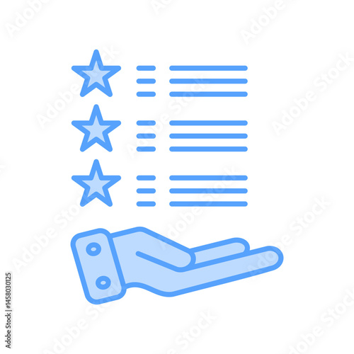 reliability icon style blue