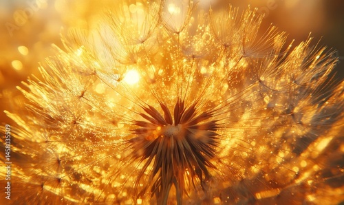 Golden Dandelion in the Sun, Generative AI
