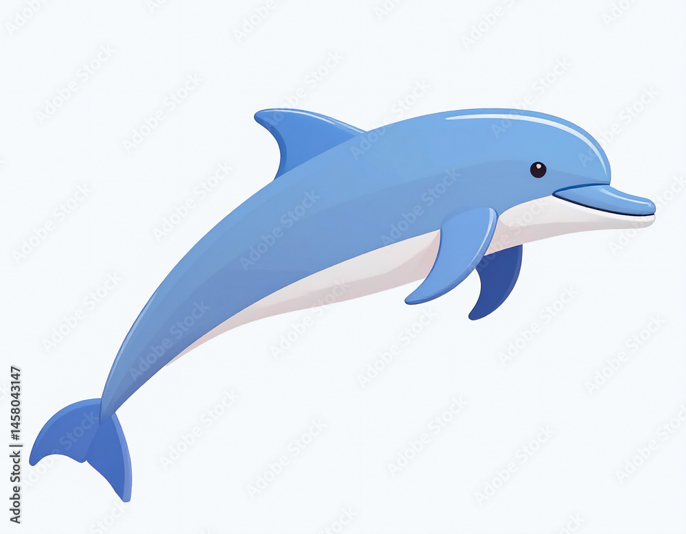 Obraz premium イルカのイラスト