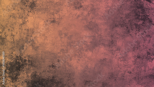 Grunge texture of a dilapidated wall in a red tone. Processed collage of rust metal table surface texture. Background for banner, backdrop or textureProcessed collage of rust metal table