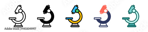 Microscope multiple icon