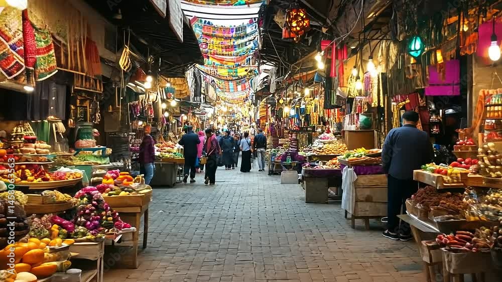 Exploring Vibrant Cultural Market: A Journey Through Exotic Goods and Local Life