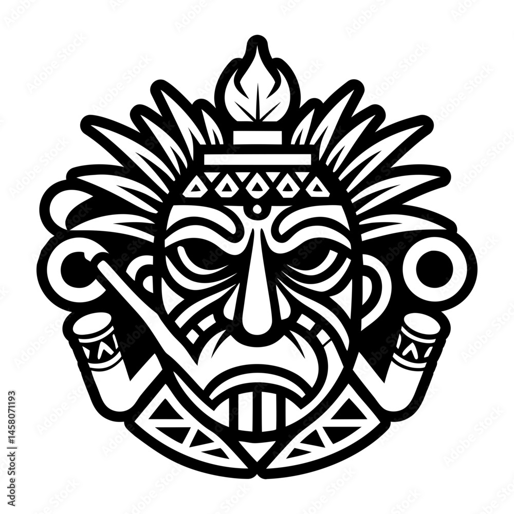 Obraz premium A filled style icon of sacred symbol