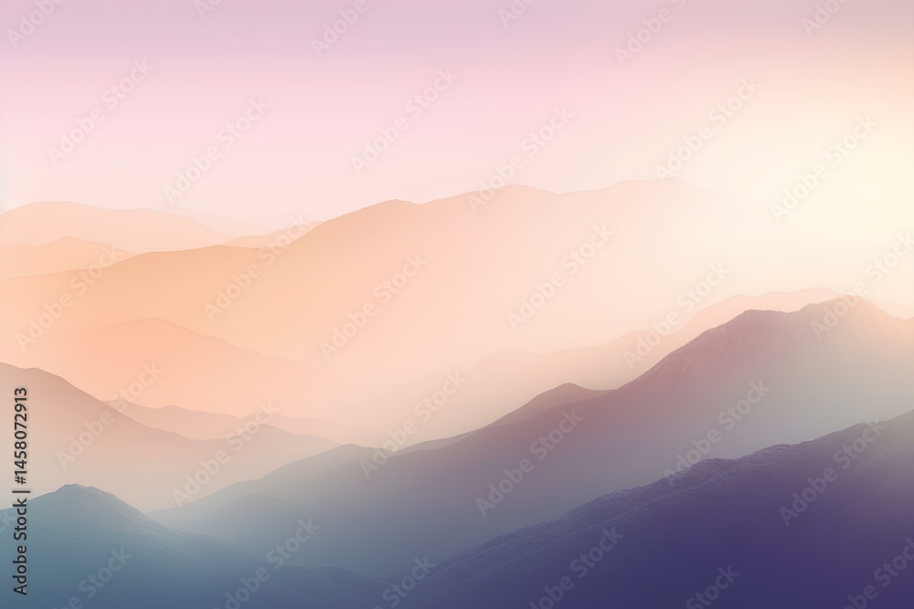 Obraz premium sunrise in the mountains