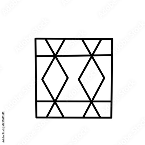 floor finishing line icon