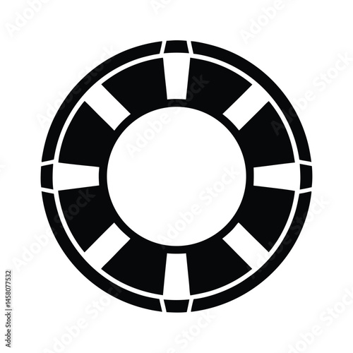 lifebuoy rescue icon vector illustration