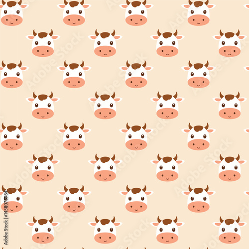 Cow pattern background design