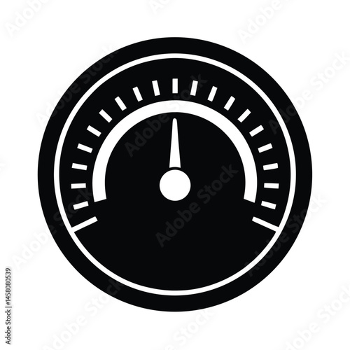 speedometer gauge icon vector illustration