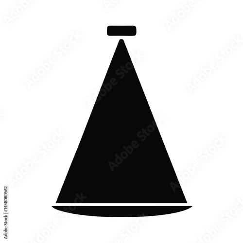 spotlight beam icon vector illustration