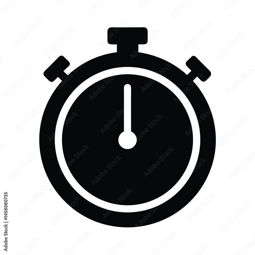 stopwatch timer icon vector illustration stopwatch timer icon vector illustration