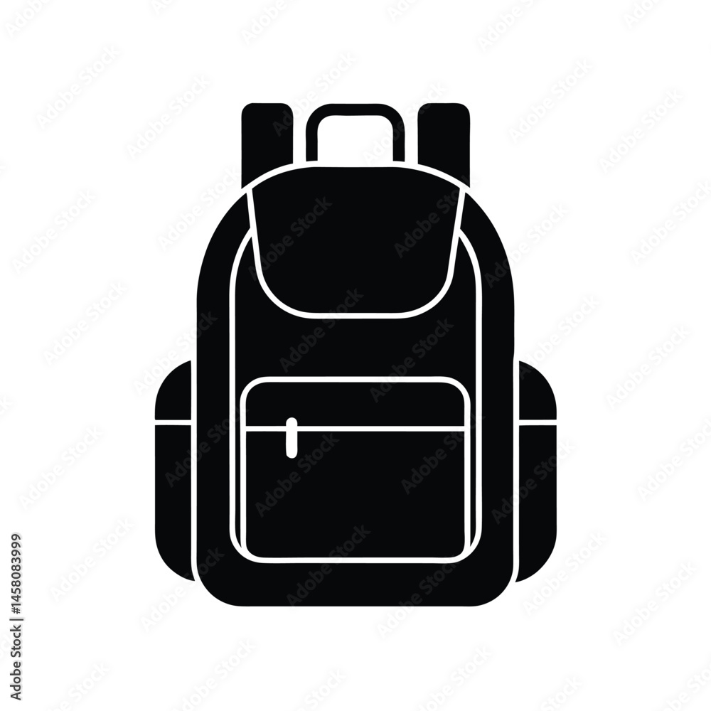 backpack travel icon vector illustration backpack travel icon vector illustration