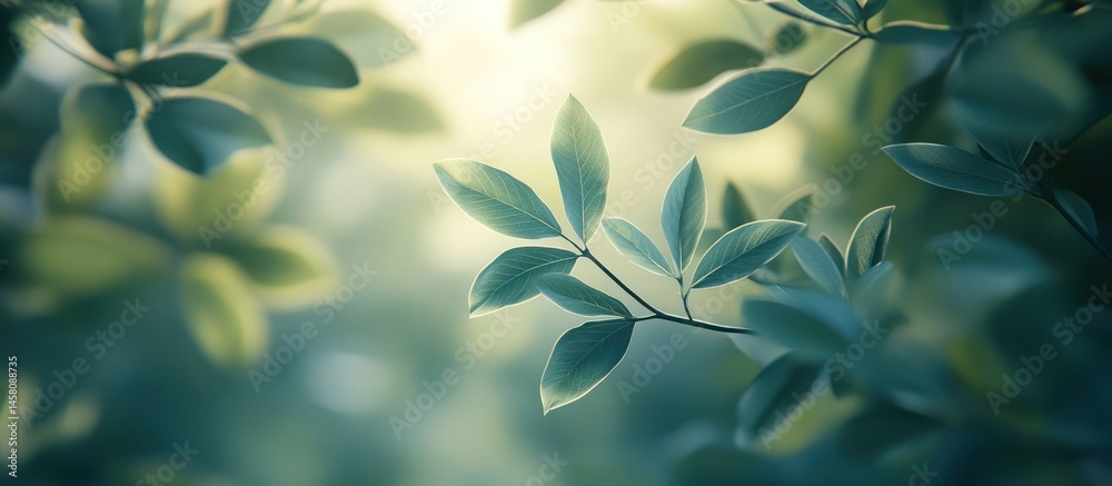 Fototapeta premium Lush Green Leaves (2)