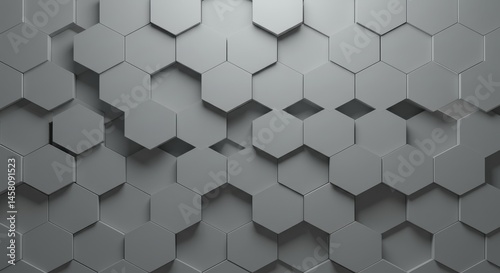 Black geometric pattern of a seamless dark metal grid texture with a steel structure