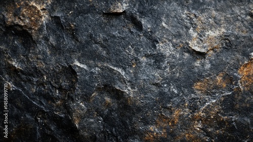 Wallpaper Mural Dark Stone Texture: A Dramatic, Rough-Hewn Surface Torontodigital.ca