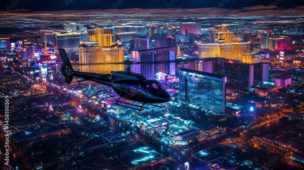 Las Vegas Helicopter Night Flight: City of Lights