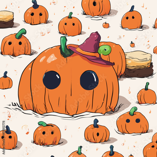Pumpkin Harvest Parade – Fall Fields & Festive Gourds