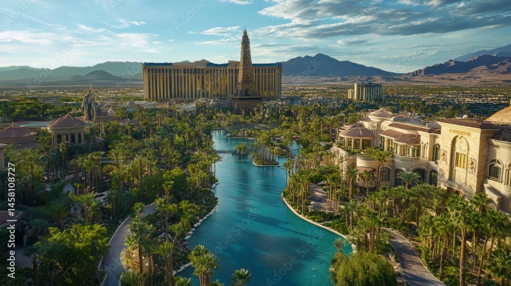 Luxurious Desert Resort with Stunning Architecture