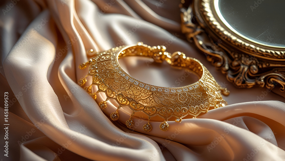 jewllery design gold ai genrative
