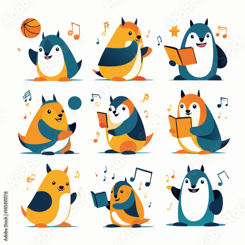 Back to School Buddies – Animal Kids, Penguins, & Classroom Fun
