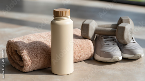 Gym Essentials: Close-up of...