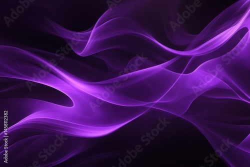 Purple Abstract Fluid Design