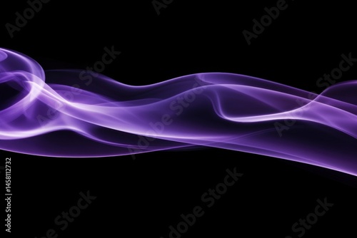 Purple Smoke Abstract Design