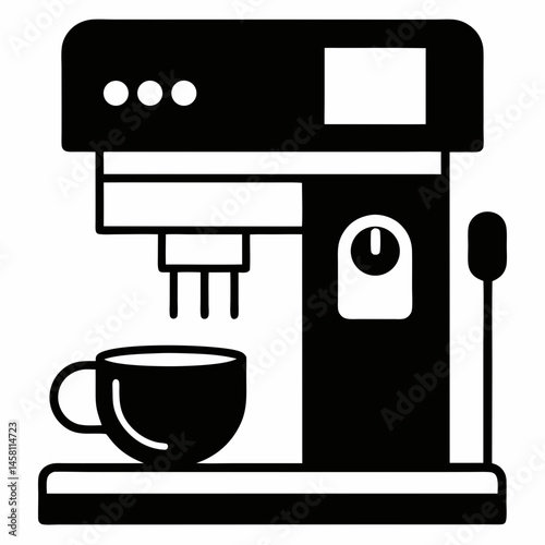 coffee machine vector