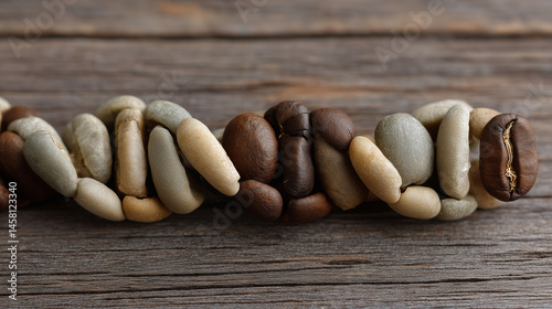 Coffee Bean Chain: A close-...