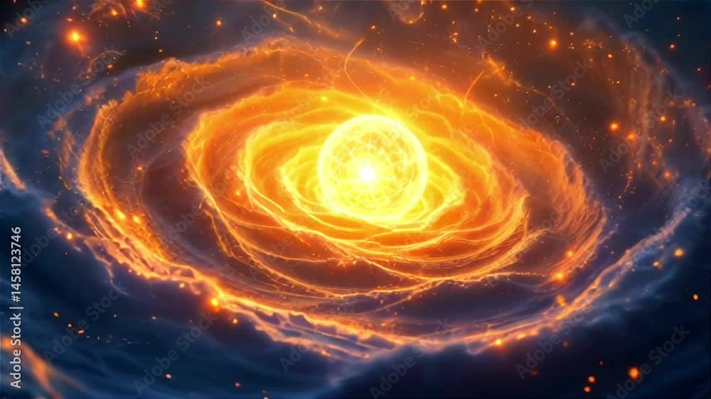 Amazing supernova explosion animation of a dying star in deep space visuals hd , 3d 4k video