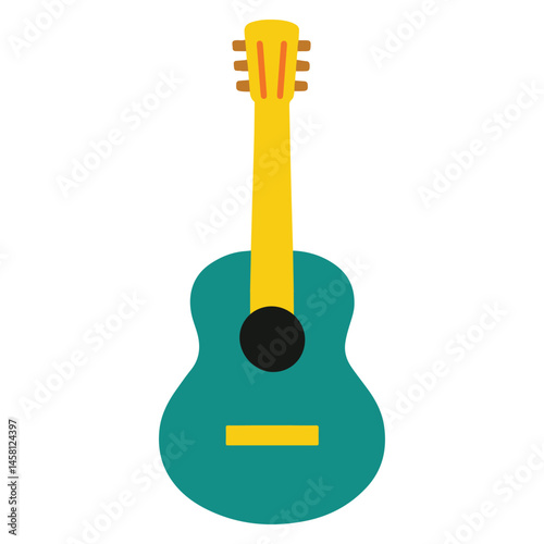colorful guitar Cinco de Mayo day, happy Cinco de Mayo festival clipart, 5th May Cinco de Mayo celebrate design sublimation 
