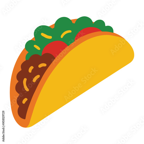 flat vector taco Cinco de Mayo day, happy Cinco de Mayo festival clipart, 5th May Cinco de Mayo celebrate design sublimation 
