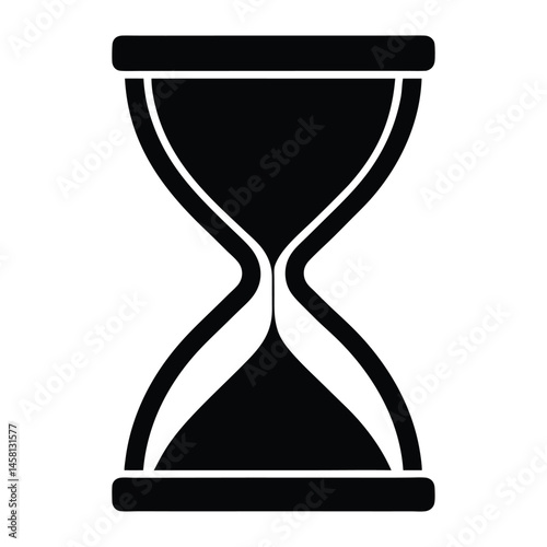 vector illustration of hourglass