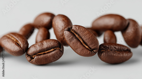 Roasted Coffee Bean Close-u...