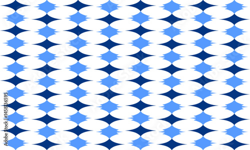 Two tone of Blue diamond checkerboard repeat pattern, replete image, design for fabric printing, print patter
