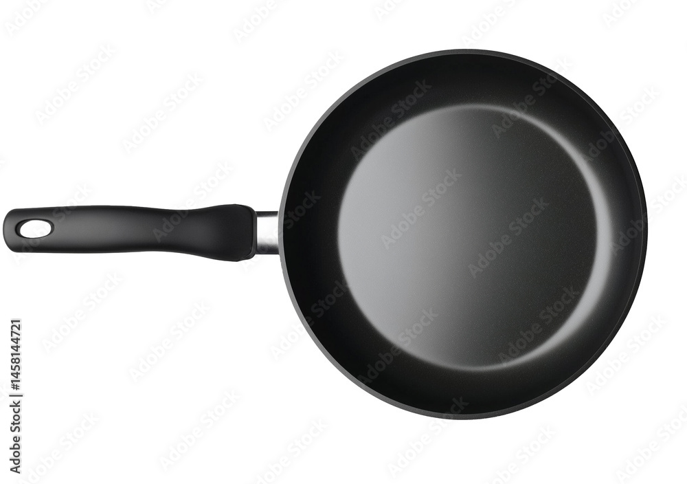 Empty frying pan isolated on transparent background Empty frying pan isolated on transparent background