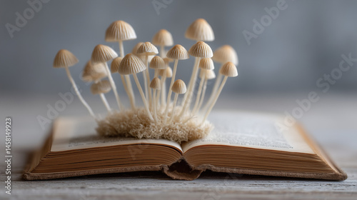 Fungi on Book: A captivatin...