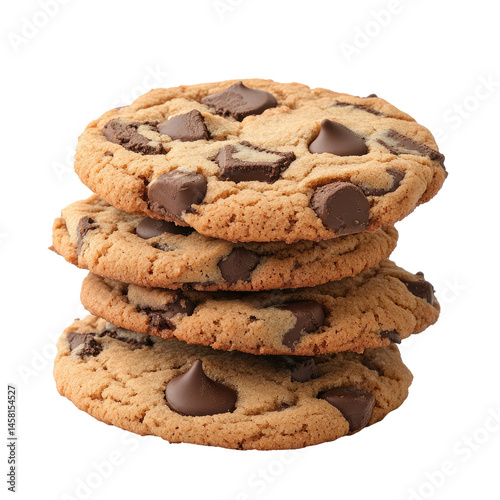 Stack of chocolate chip cookies (1)