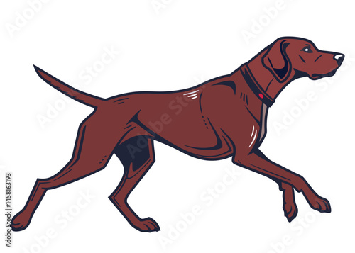 vector logo of dog
