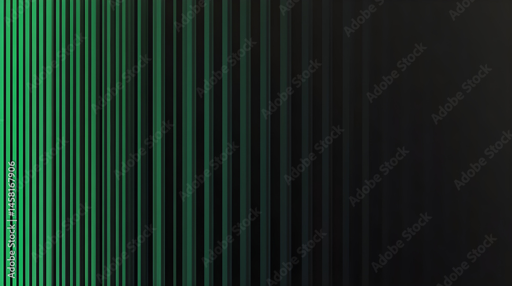 Obraz premium abstract green black striped background