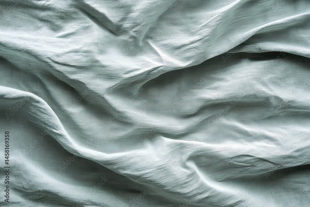 Obraz premium Soft, draped light-gray fabric