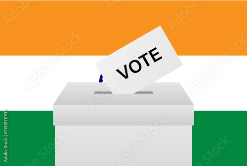 Election in the India. Election Concept. Vector Illustration.