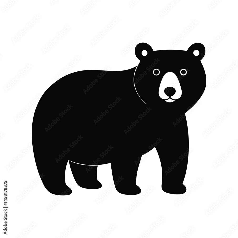 Fototapeta premium bear vector illustration