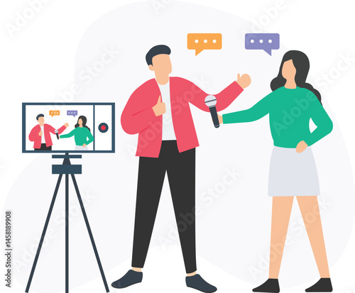  Live show or live event, audience engagement or real-time interaction, streaming platforms or broadcast media, stage performance or theater production, live broadcast or real-time streaming, event pr