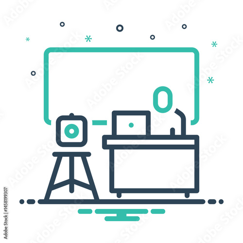 Mix icon for broadcasting