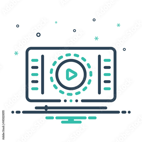 Mix icon for video clip