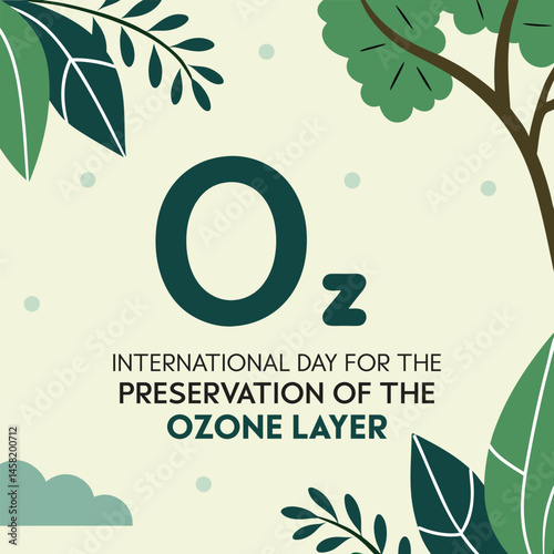 Ozone Layer Preservation Day: A vibrant graphic dedicated to the International Day for the Preservation of the Ozone Layer, showcasing the vital importance of environmental protection.