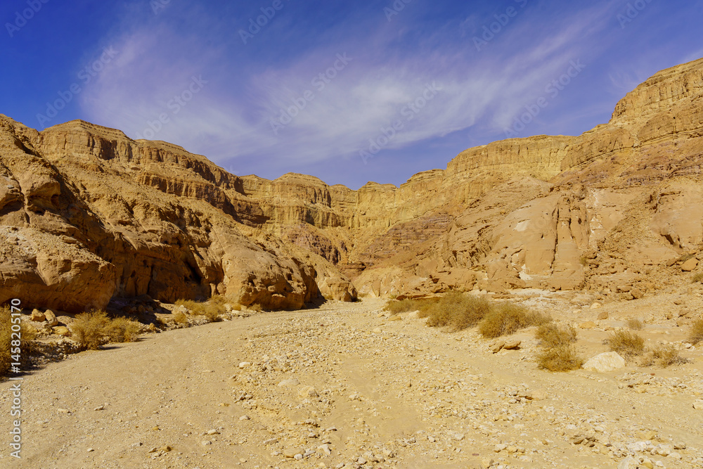Rock formations and landscape, in Timna desert park